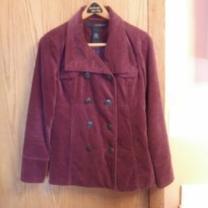 Calvin Klein Plum Velvet Jacket